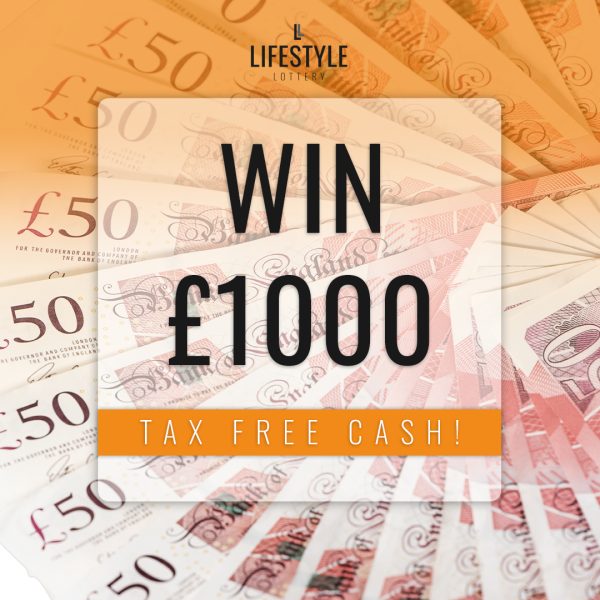 Win £1,000.00 TAX FREE CASH