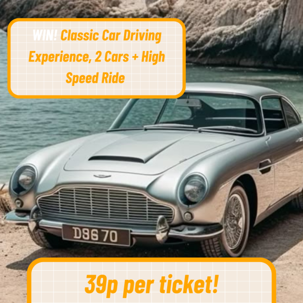 WIN Classic Car Driving Experience Two Cars Including Free High Speed Passenger Ride